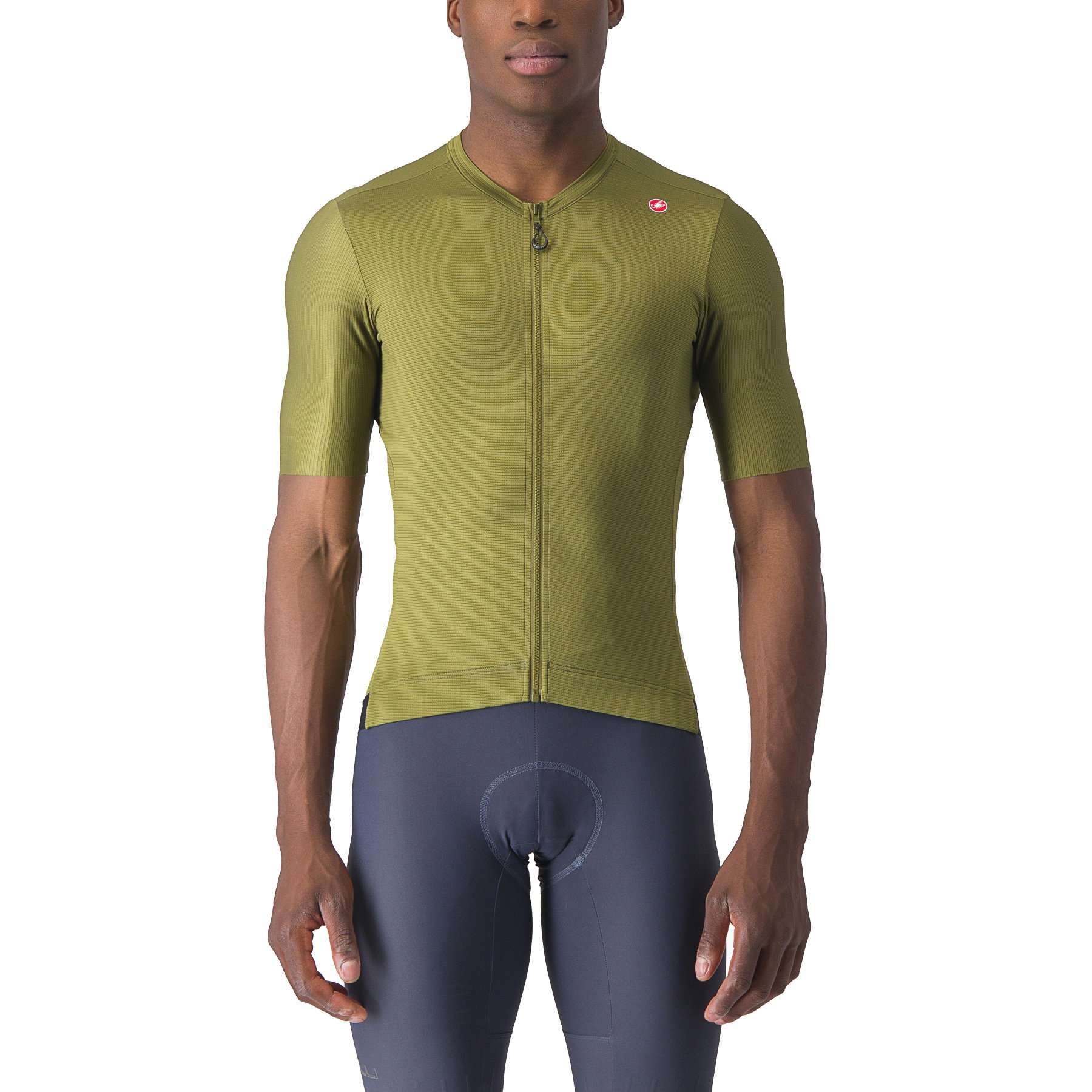 Castelli Castelli - tricou ciclism cu maneca scurta pentru barbati Espresso Jersey - verde inchis kaki