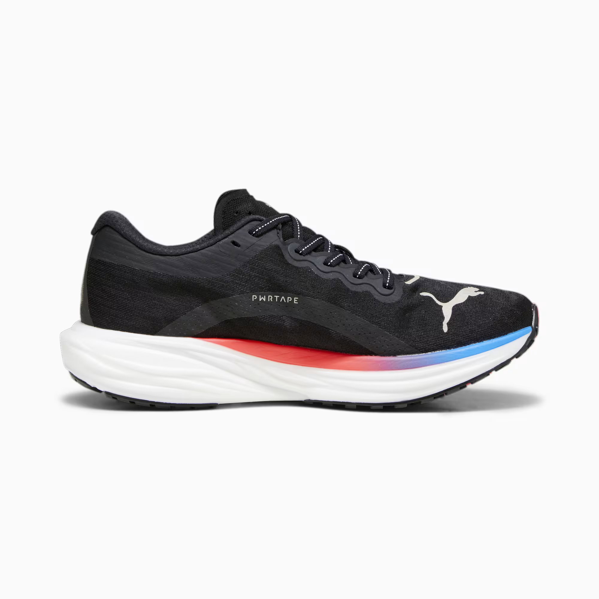 Puma Puma - pantofi alergare pentru barbati Deviate Nitro 2 - negru alb albastru Ultra portocaliu oridee
