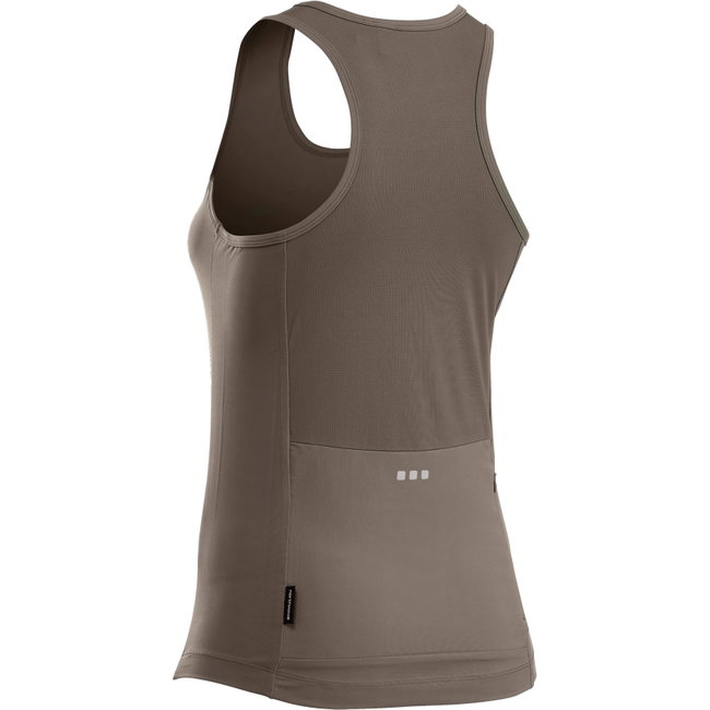 Northwave - maiou ciclism fara maneci femei Essence Tank - maro gri nisip