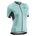 Northwave - tricou ciclism cu mânecă scurtă pentru femei Force Evo Women Jersey - albastru deschis surf negru
