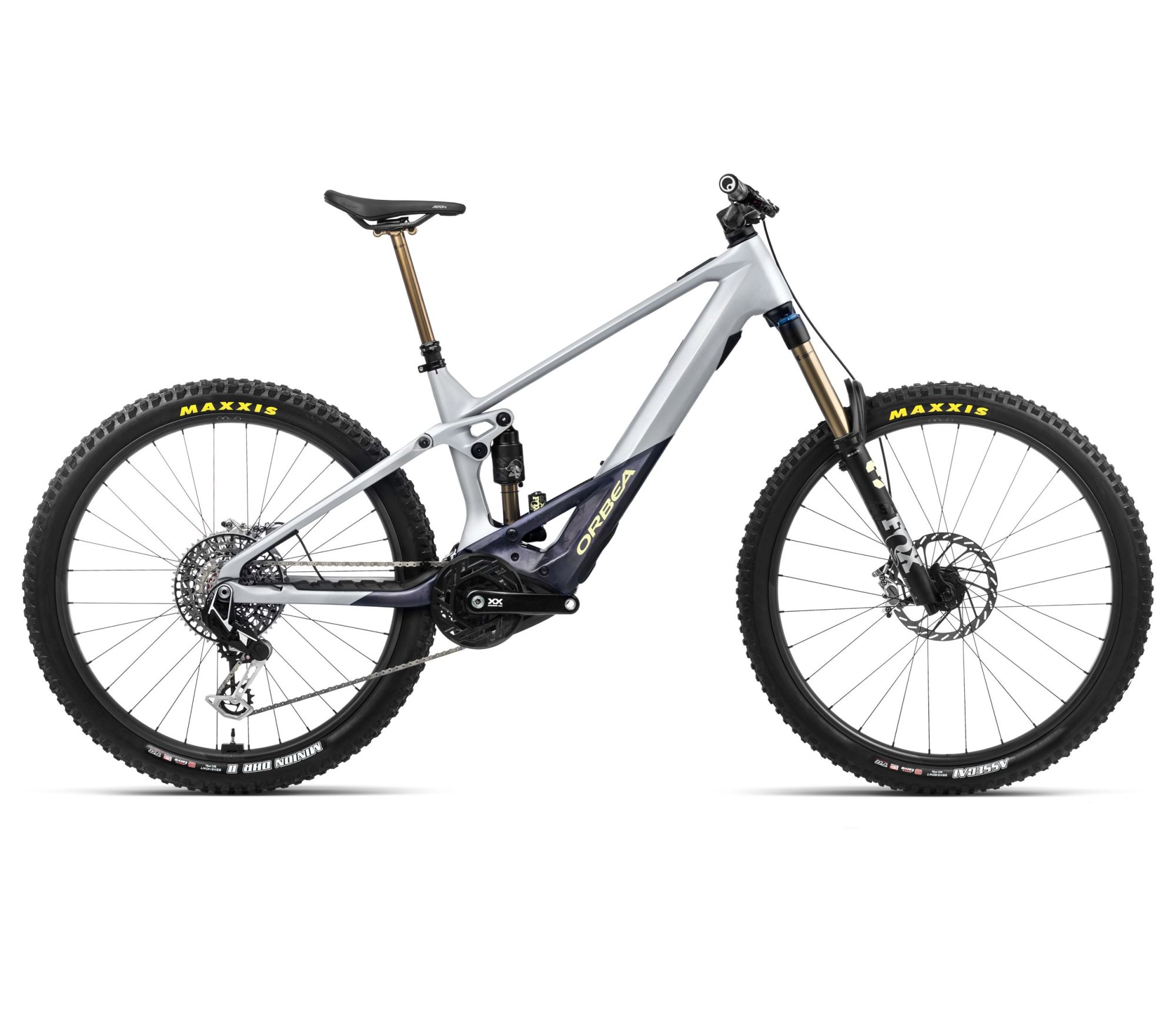 Orbea Orbea WILD M-LTD Halo Silver-Tanzanite Carbon View (Matt) - măsura S - bicicletă electrică eMTB Enduro