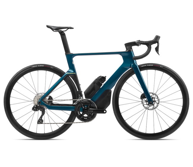 Orbea ORCA AERO M31eLTD PWR Borealis Blue - Carbon Raw - bicicletă șosea racing aero