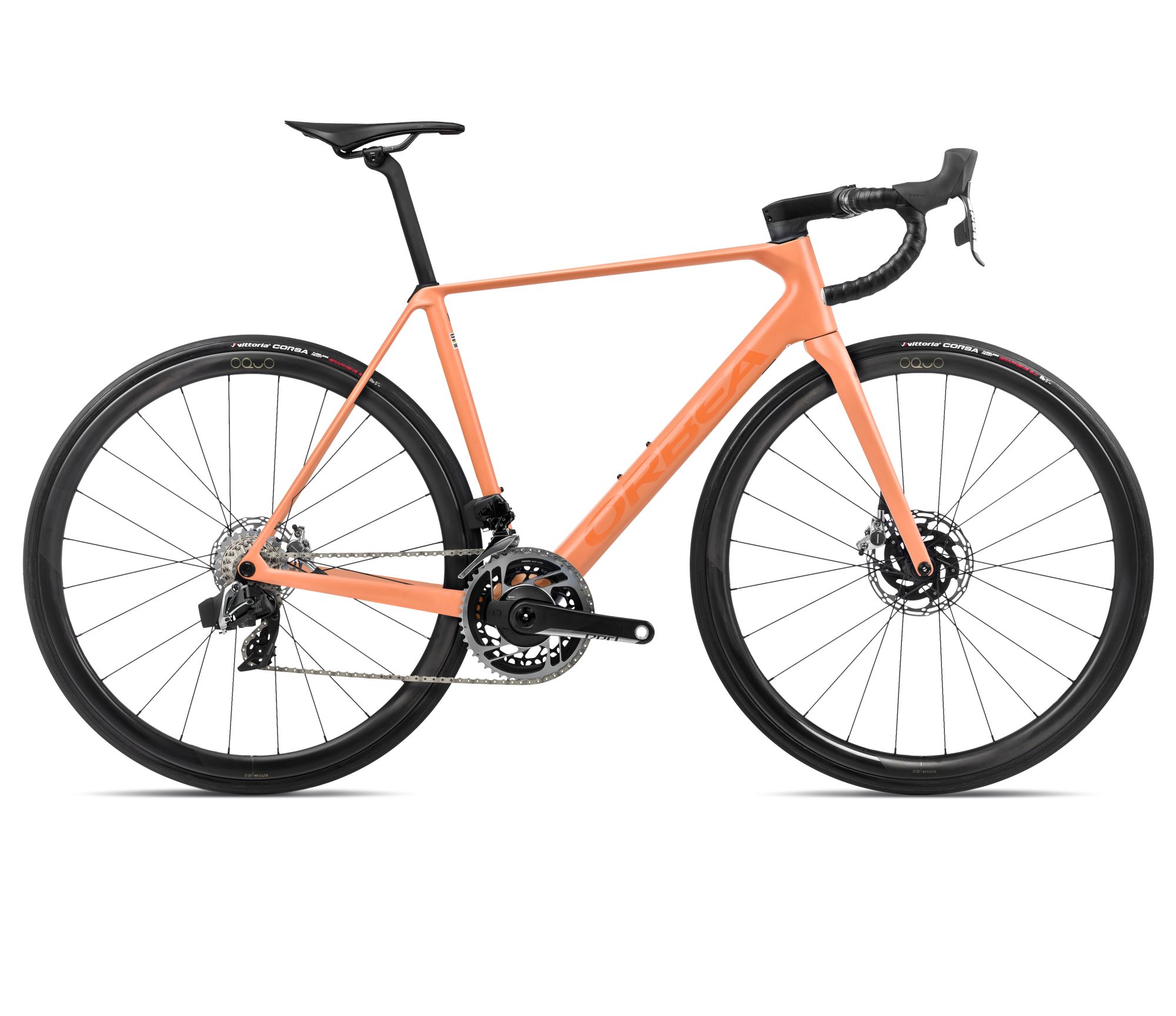 Orbea Orbea ORCA M11eLTD PWR Orange Cloud (Matt) - Stone Blue (Matt-Gloss) - bicicletă șosea racing