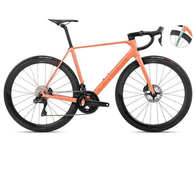 Orbea ORCA M20iLTD Orange Cloud (Matt) - Stone Blue (Matt-Gloss) - bicicletă șosea racing