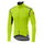 Castelli - Jacheta ciclism vreme rece 2 in 1 cu maneci detasabile, Perfetto Ros Convertible - galben fluo negru gri