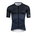 Force - Bluza ciclism maneci scurte Points - negru bleumarin