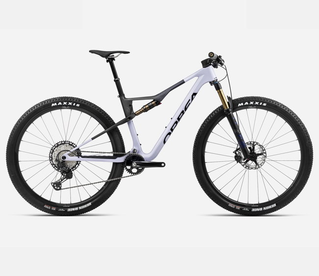 Orbea OIZ M-PRO Digital Lavender (Gloss)- Carbon Raw (Matt) - măsura M - bicicletă MTB XC full suspension