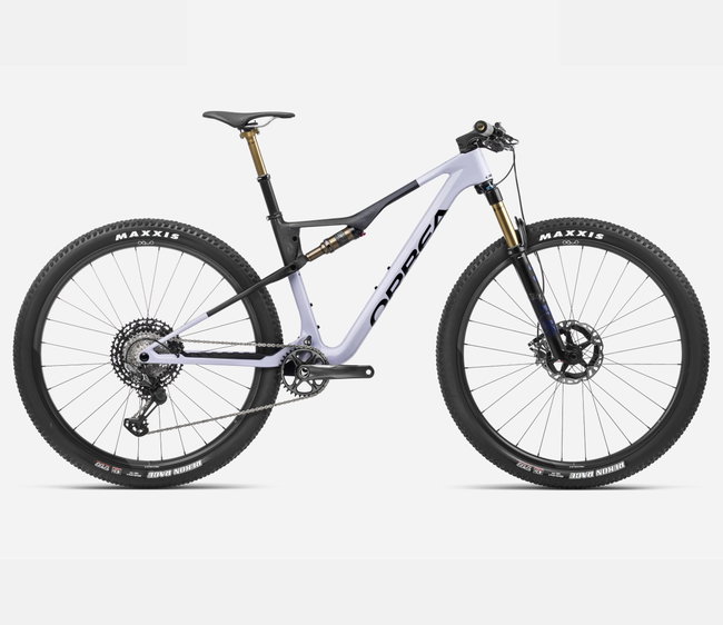 Orbea OIZ M-TEAM XTR Digital Lavender (Gloss)- Carbon Raw (Matt) - măsura L - bicicletă MTB XC full suspension