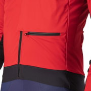 Castelli - Jacheta ciclism vreme rece sau iarna, Alpha Doppio RoS Jacket - rosu negru