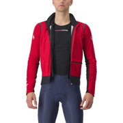 Castelli - Jacheta ciclism vreme rece sau iarna, Alpha Doppio RoS Jacket - rosu negru