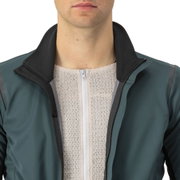 Castelli - Jacheta ciclism vreme rece sau iarna,  Alpha Doppio RoS Jacket - verde inchis rover negru