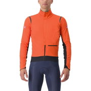 Castelli - Jacheta ciclism vreme rece sau iarna, Alpha Doppio RoS Jacket - portocaliu negru