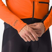Castelli - Jacheta ciclism vreme rece sau iarna, Alpha Doppio RoS Jacket - portocaliu negru