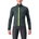Castelli - Jacheta ciclism vreme rece sau iarna, Entrata Jacket - verde inchis rover galben fluo