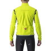 Castelli - Jacheta ciclism vreme rece sau iarna Perfetto RoS Convertible Jacket - galben fluo
