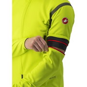 Castelli - Jacheta ciclism vreme rece sau iarna Perfetto RoS Convertible Jacket - galben fluo