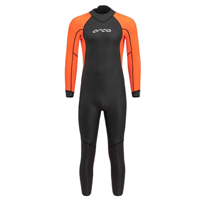 Orca - costum neopren ape deschise pentru barbati vizibilitate sporita Vitalis OpenWater HI VIS wetsuit - negru portocaliu