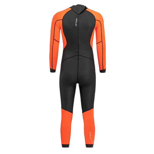 Orca - costum neopren ape deschise pentru barbati vizibilitate sporita Vitalis OpenWater HI VIS wetsuit - negru portocaliu
