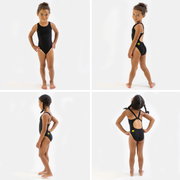 Finis - Costum de baie intreg Fete Bladeback - mov inchis cabernet solid
