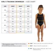 Finis - Costum de baie intreg Fete Bladeback - rosu inchis solid