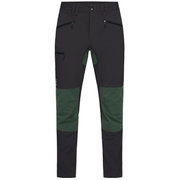 Haglofs - Pantaloni drumetie barbati Mid Slim Pant - negru verde padure