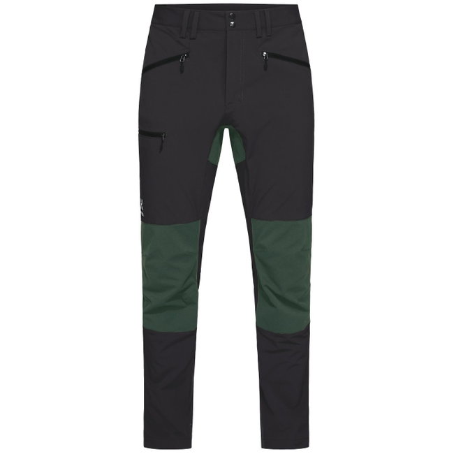 Haglofs - Pantaloni drumetie barbati Mid Slim Pant - negru verde padure