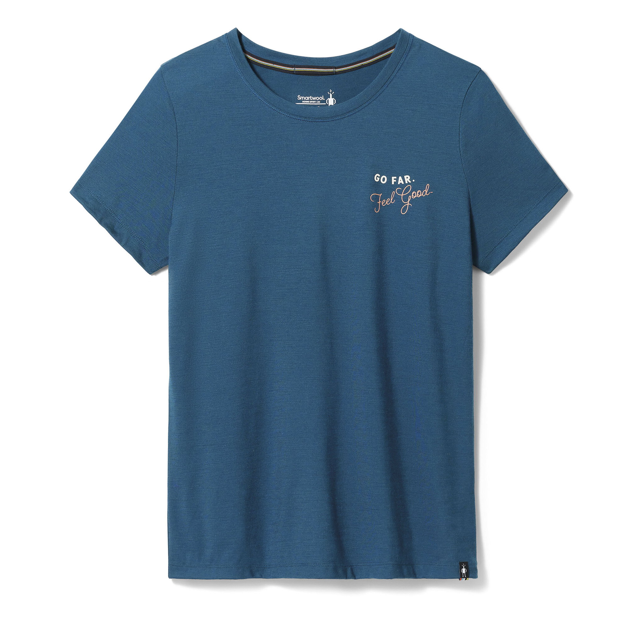 Smartwool Smartwool - tricou sport femei maneca scurta Denver Skyline Graphic Short Sleeve Tee Slim Fit - albastru inchis amurg