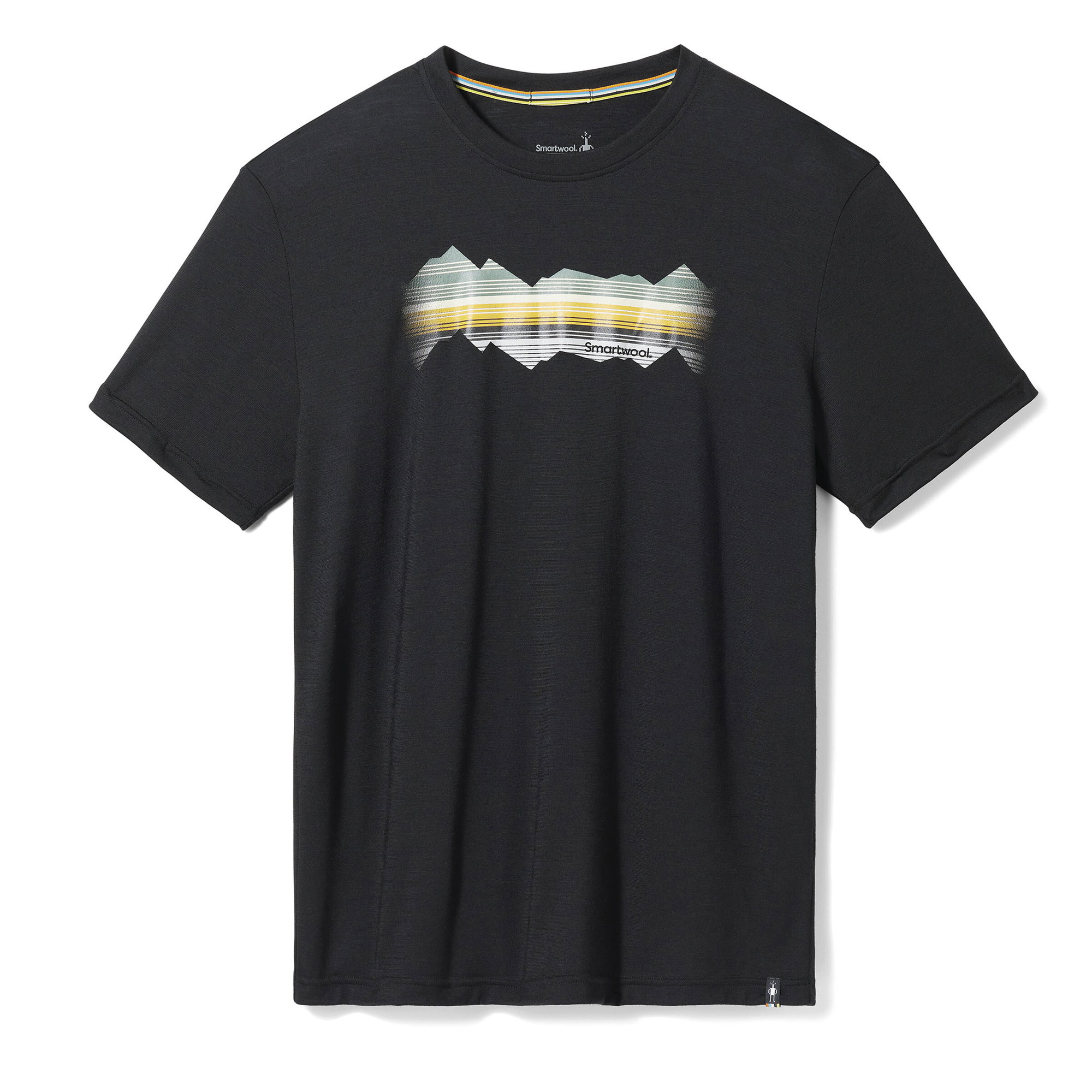 Smartwool Smartwool - tricou sport unisex maneca scurta Mountain Horizon Graphic Short Sleeve Tee - negru