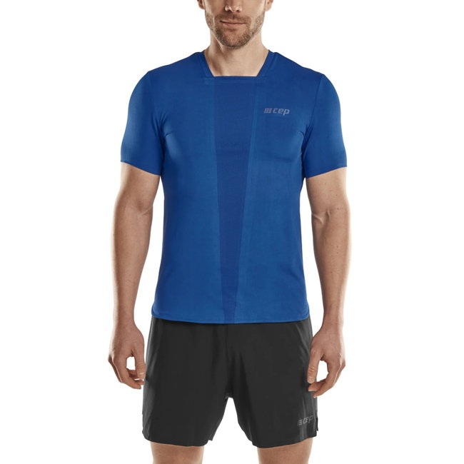 CEP - Tricou cu maneca scurta barbati The Run Shirt - albastru