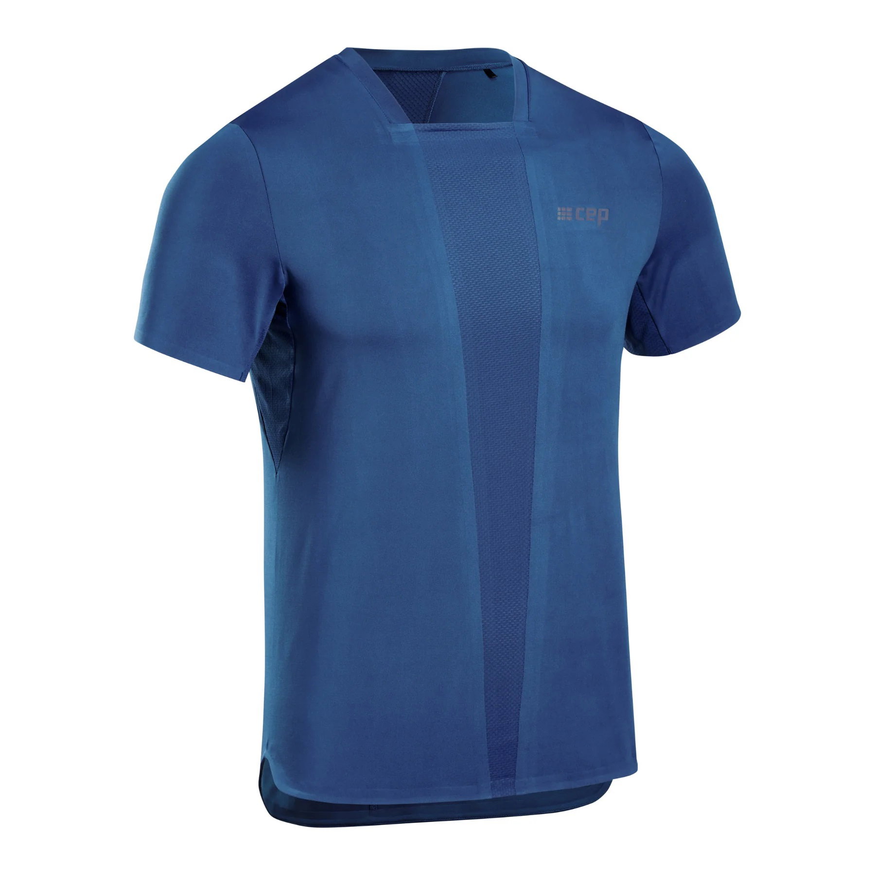 Sporting Goods CEP - Tricou cu maneca scurta barbati The Run Shirt - albastru