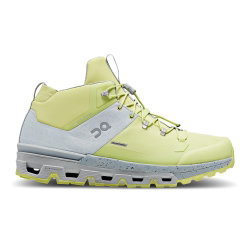 On Cloudtrax Waterproof - ghete sport pentru femei - galben deschis zest gri glaciar