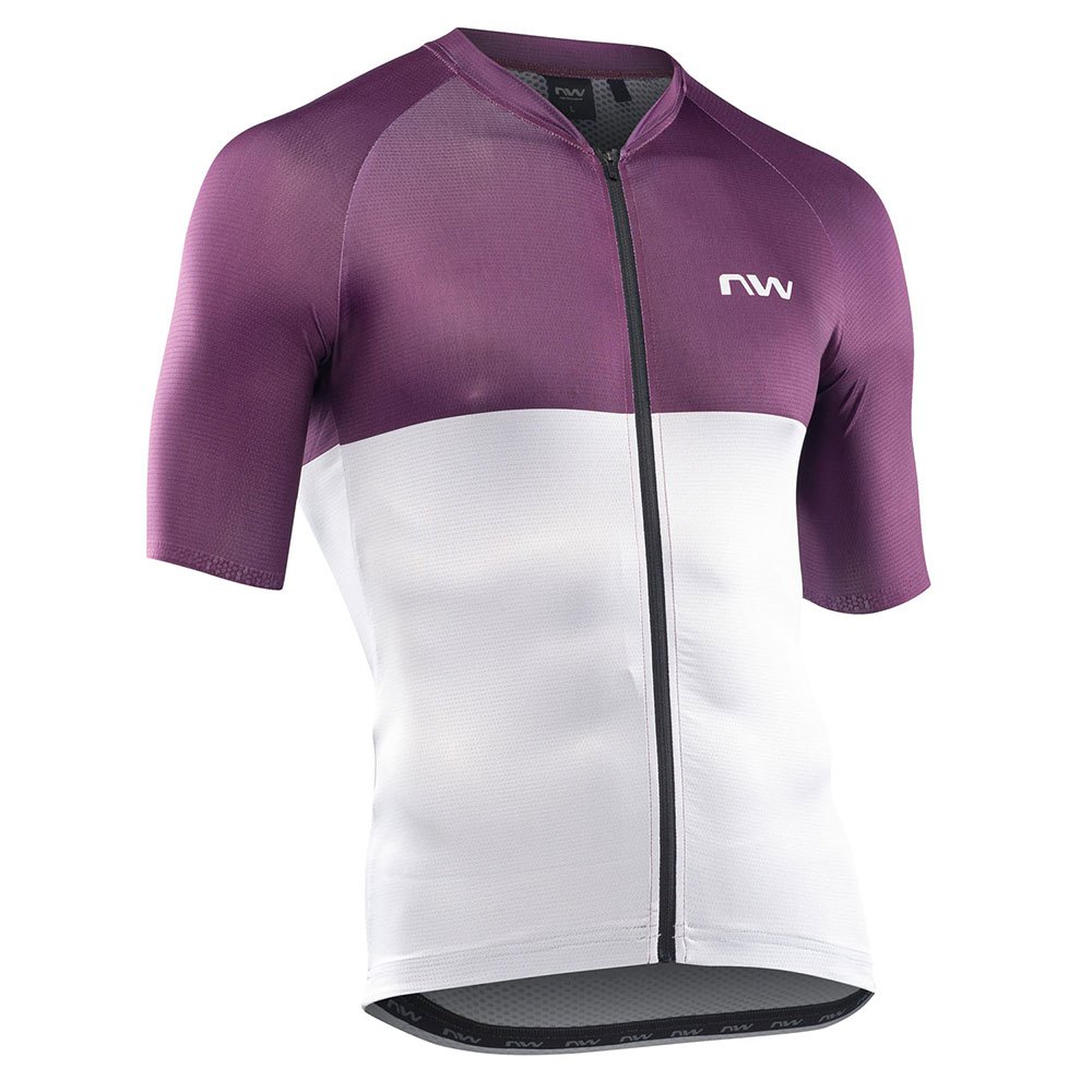 Bicycle Activewear Northwave - tricou ciclism pentru barbati maneca scurta blade jersey - gri deschis mov inchis