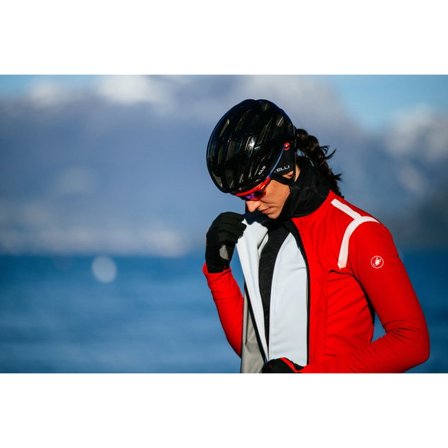 Castelli - jacheta ciclism vreme rece pentru femei Alpha Ros 2 W Jacket - albastru deschis negru