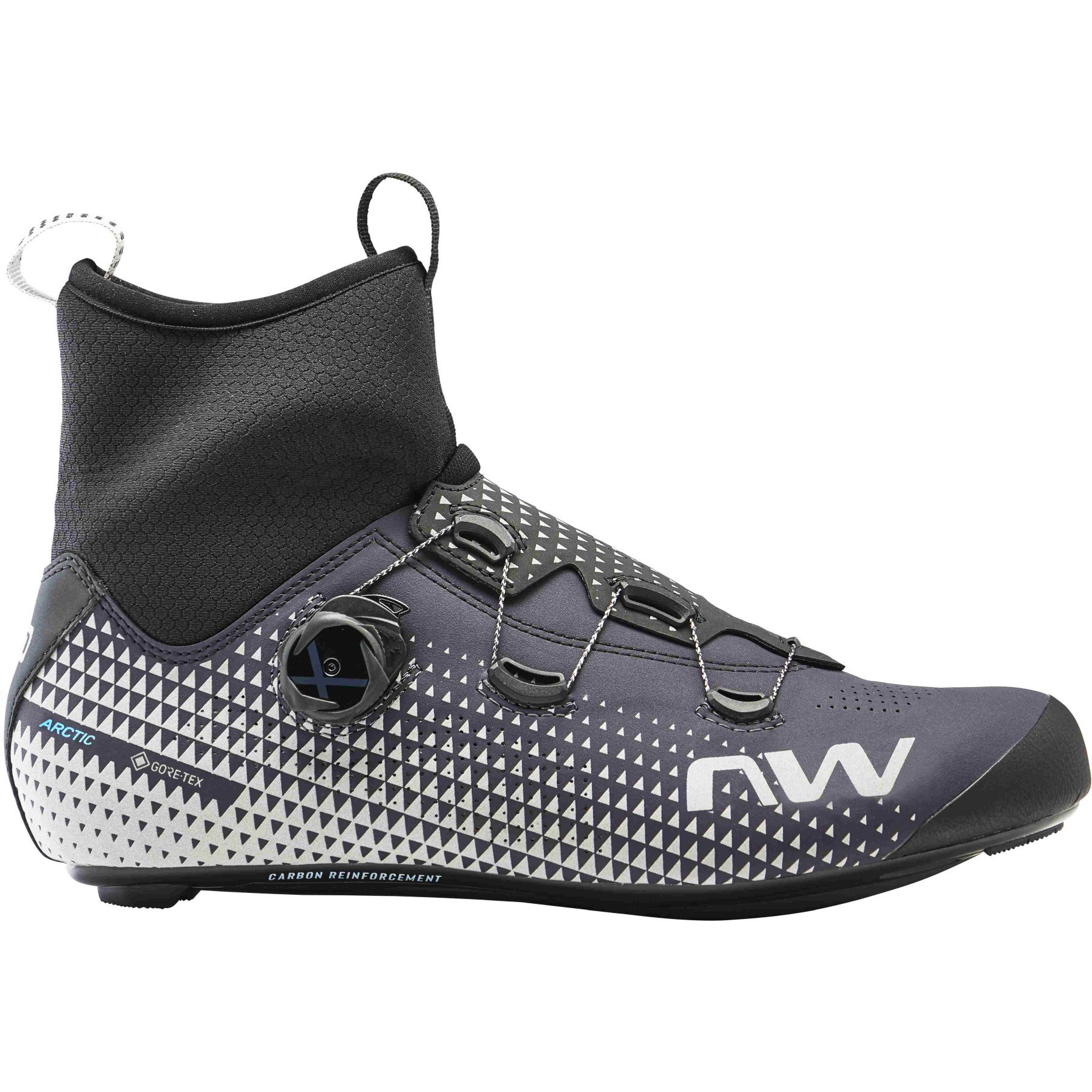 Cycling Apparel & Accessories Northwave - pantofi pentru ciclism Sosea de iarna Celsius R Artic GTX - negru gri reflectorizant