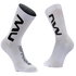 Northwave - sosete ciclism - Extreme Air - inaltime 17 cm - alb-negru
