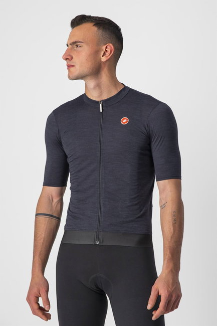 Castelli - tricou pentru ciclism cu maneca scurta Essenza Jersey - negru