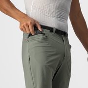 Castelli - pantaloni ciclism scurti si largi pentru barbati Unlimited Trail Baggy Short - verde army padure negru