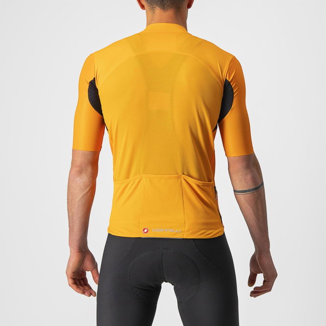 Castelli - tricou pentru ciclism cu maneca scurta Endurance Elite Jersey - portocaliu deschis pop