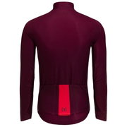 Hiru - tricou ciclism barbati maneca lunga Advanced Thermal LS Jersey - visiniu granat
