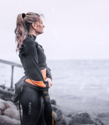 Orca - bluza neopren femei - Base Layer Openwater t-shirt - negru