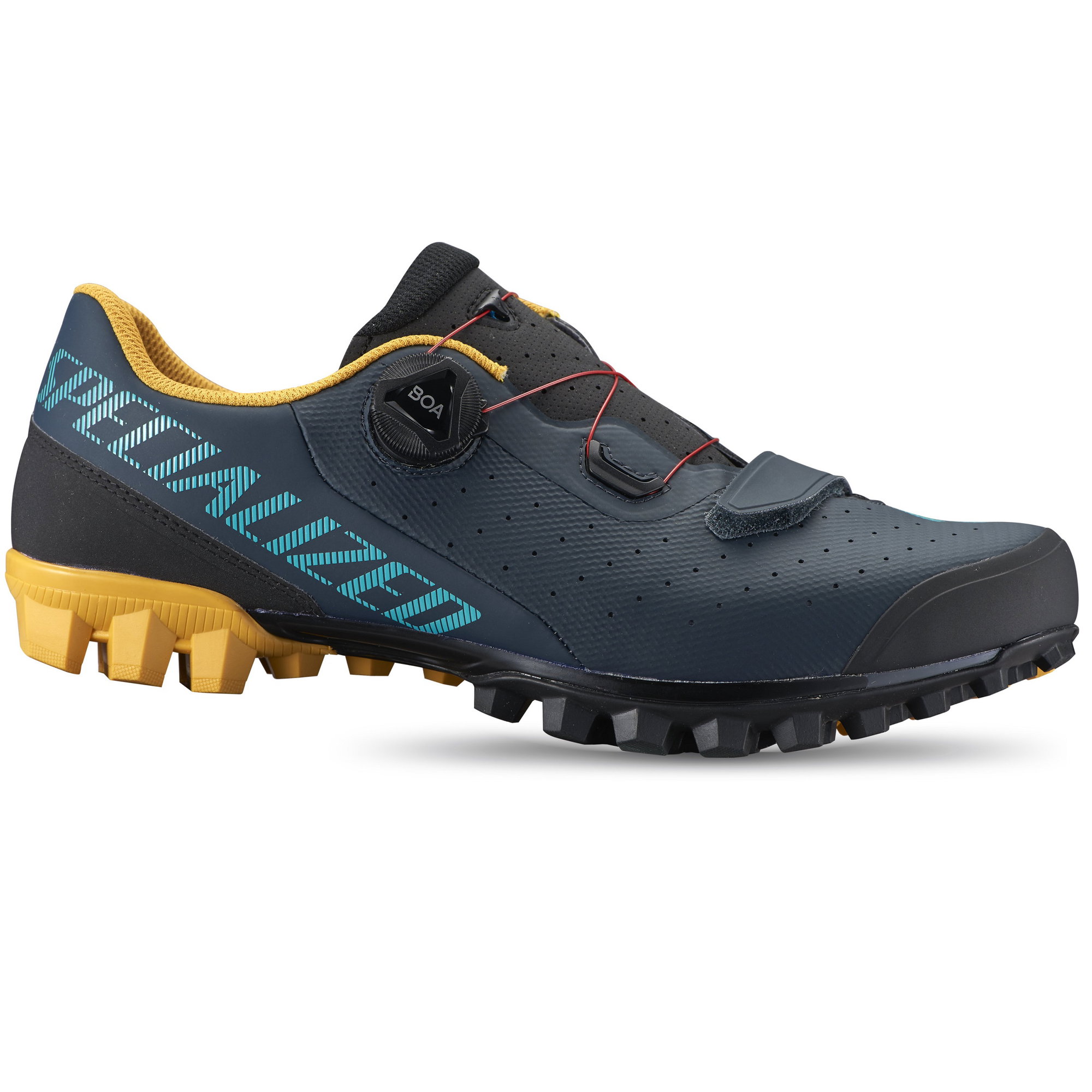 Specialized Specialized - pantofi ciclism MTB XC Recon 2.0 - gri Cast albastru Lagoon galben