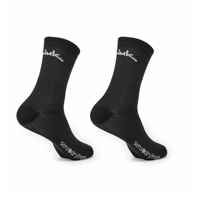 Spiuk - Set sosete ciclism medii ANATOMIC medium long 2 socks pack - negru