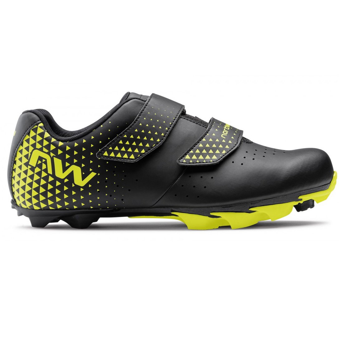 Cycling Apparel & Accessories Northwave Spike 3 - pantofi ciclism MTB XC - negru galben fluo