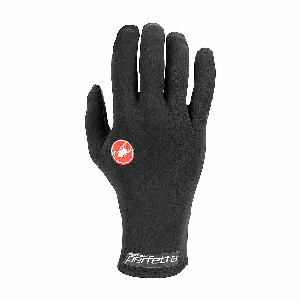 Bicycle Gloves Castelli manusi ciclism calduroase cu degete lungi - Perfetto Ros - negru