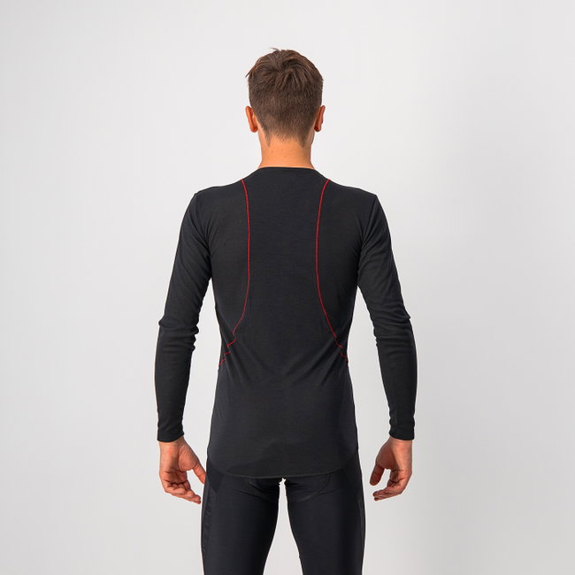 Castelli bluza de corp cu maneca lunga Prosecco Tech Long Sleeve - negru