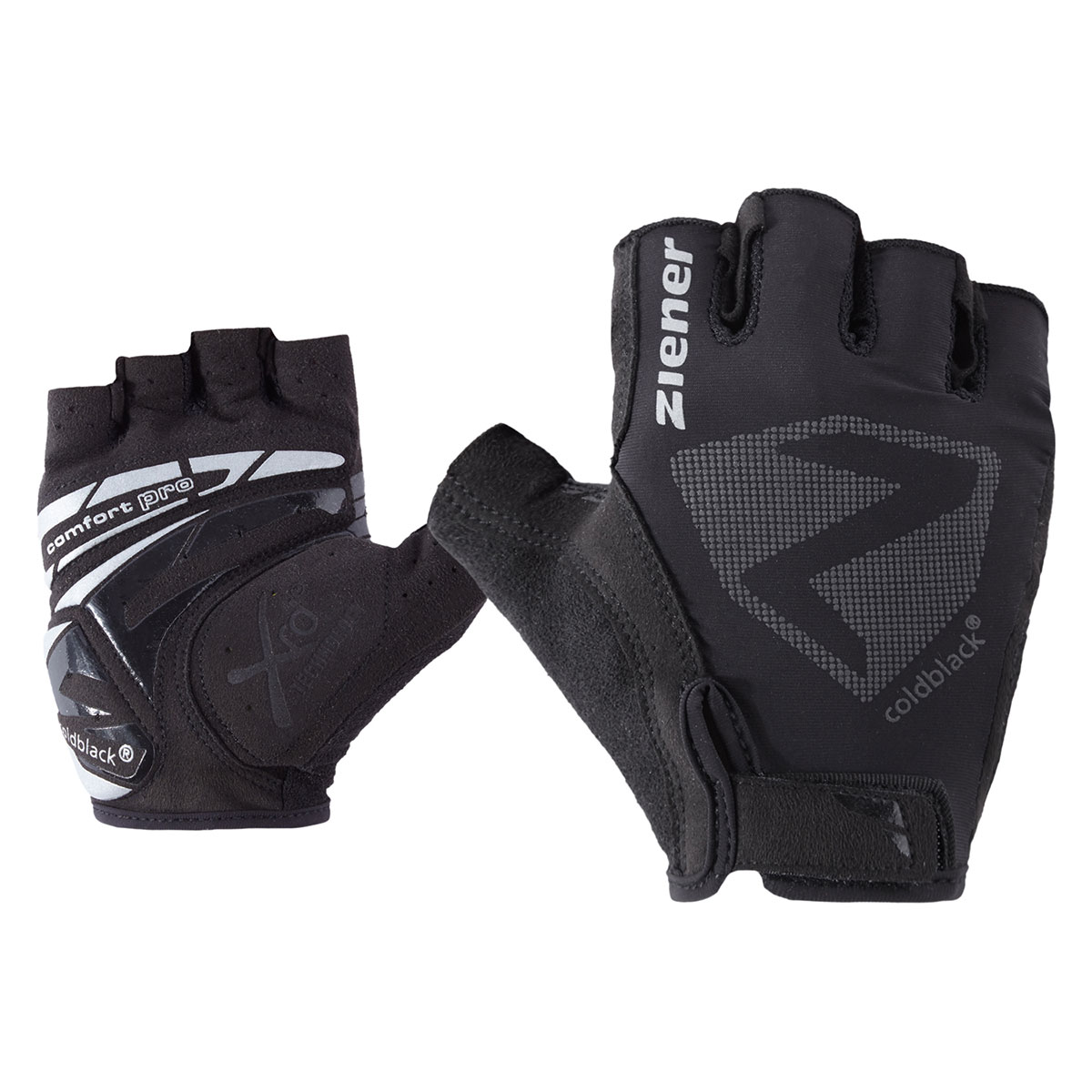 Ziener Ziener - manusi ciclism degete scurte Cansen Gloves - negru