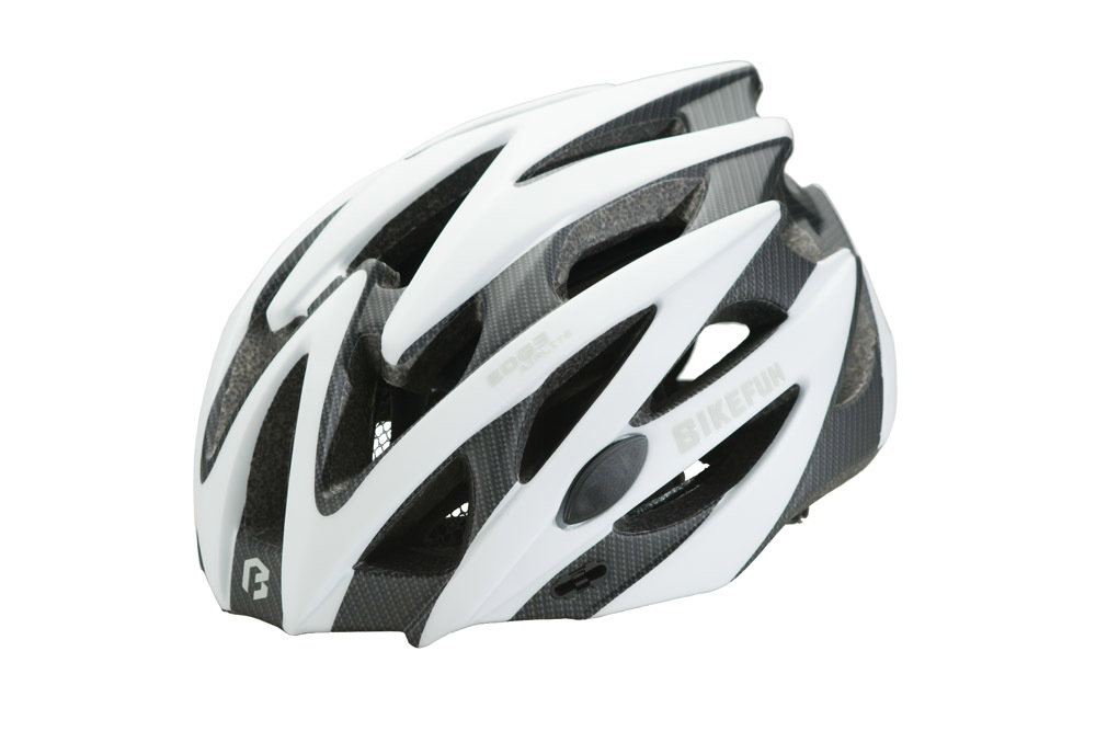 Bikefun BikeFun Casca ciclism Edge - alb carbon