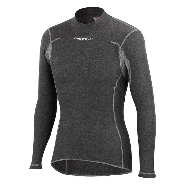 Castelli Bluza corp cu maneca lunga Flanders Warm LS - gri