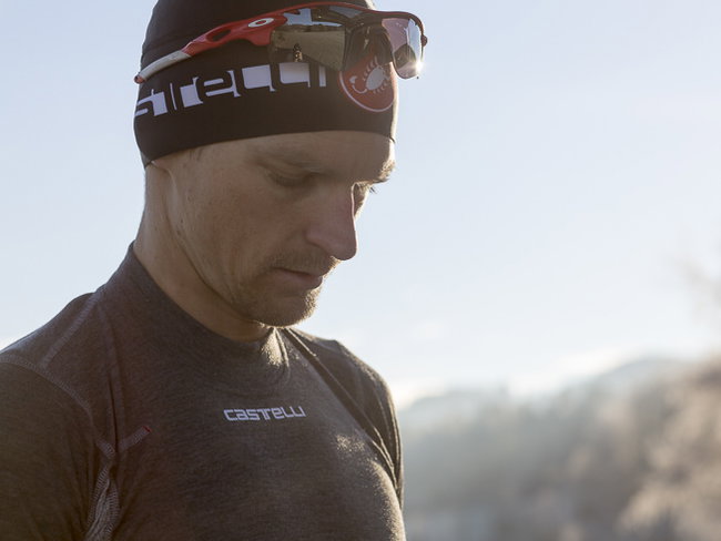 Castelli Bluza corp cu maneca lunga Flanders Warm LS - gri