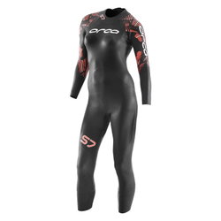 Orca - S7 costum neopren femei - negru portocaliu